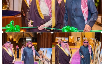 أمير الشرقية يدشن معرض وطن الشموخ التشكيلي