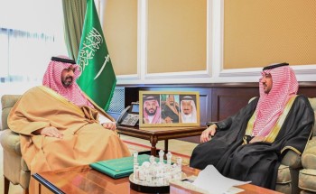 نائب أمير تبوك يستقبل مدير عام فرع صندوق التنمية العقارية بالمنطقة