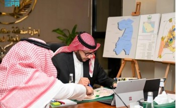 الأمير سعود بن نهار يطلع على استعدادات الجهات الحكومية لاستقبال عيد الفطر المبارك