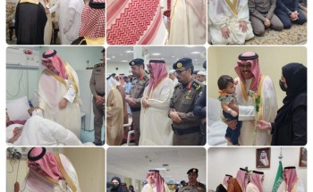 محافظ الجبيل “الداود” يزور المرضى ويستقبل المهنئين بعيد الفطر المبارك
