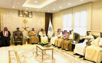 محافظ صوير يستقبل المهنئين بعيد الفطر المبارك