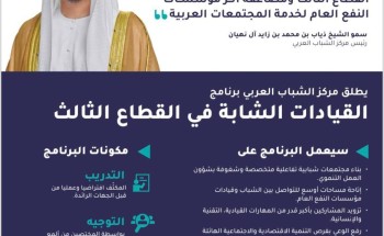 مركز الشباب العربي يدعو الشباب الكويتي للمشاركة في برنامج القيادات الشابة في القطاع الثالث