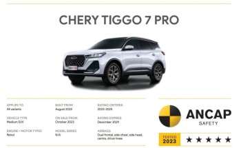 موديلا Tiggo 7 و Tiggo 8  يحصلان على تقييم ” خمسة نجوم ” في تصنيف NCAP للسيارات الرائدة بفضل عمليات البحث والتطوير