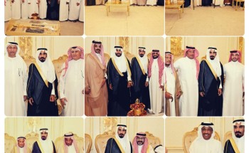 الخالدي والزهراني يحتفلون بزواج الشاب عبدالرحمن في قاعة شهاب بالقطيف