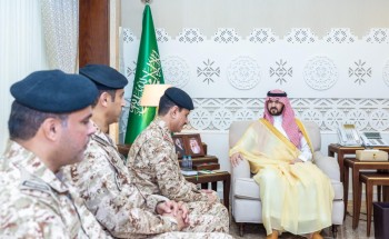 نائب أمير الشرقية يستقبل مساعد وكيل الحرس الوطني للجهاز العسكري بمناسبة تكليفه