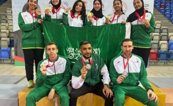 المبارزة السعودية الأولى عربيا بـ60 ميدالية