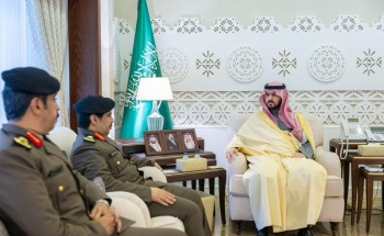 سمو نائب أمير الشرقية يستقبل مدير شرطة المنطقة ونائبه