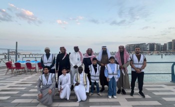 مائدة رمضانية تجمع 1200 صائم في الجبيل الصناعية بمبادرة من مجموعة الغانم وجمعية رسالة