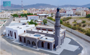 “تحت مشروع الأمير محمد بن سلمان”.. تجديد وتوسعة مسجد الفتح بالجموم بمواد بناء طبيعية وطراز معماري أصيل