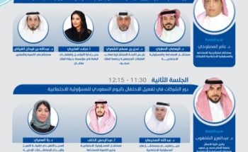 اليوم.. انطلاق منتدى الرياض الثاني للمسؤولية الاجتماعية بمشاركة نخبة من الخبراء والمتخصصين