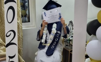 الإعلامية فتحية عبدالله تتلقى التهاني بمناسبة تخرج ” صوفيا “وانتقالها للمرحلة المتوسطة