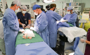 بالفيديو: الفريق السعودي ينجح في فصل التوأم السوري «سيلين وإيلين» بعد عملية استغرقت 8 ساعات