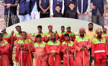 فريق “صواب” يواصل تنظيف مقابر صبيا بمبادرات تطوعية تعزز الشراكة المجتمعية