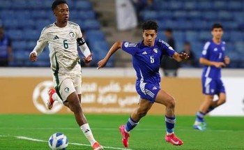 الأخضر الشاب يتعادل مع الكويت ويتصدر مجموعته في كأس الخليج تحت 20 عامًا