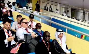 سفير خادم الحرمين الشريفين لدى غينيا الدكتورفهاد الرشيدي يشارك في حفل تنصيب الرئيس الغيني المنتخب