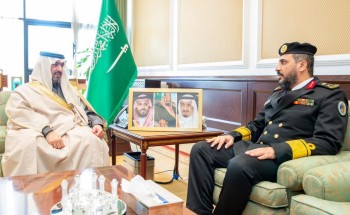 نائب أمير تبوك يستقبل قائد حرس الحدود بالمنطقة