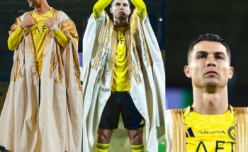 امتداد لطلب ملكي قديم.. الحرفي علي الغواص يكشف تفاصيل وصناعة “بشت” كريستيانو رونالدو (شاهد)