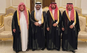 ليلة وفاء وفرح.. معتق بن عواض بن مديري الرشيدي وأبنائه يحتفلون بزواج شقيقهم ( سلطان ) بمحافظة ينبع