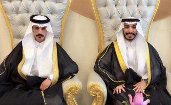 حضورٌ لافت في حائل.. دهيم بن نهار المظيبري يحتفل بزواج حفيديه المهندس بدر والملازم أول تركي في قصر المعالي كبيتال