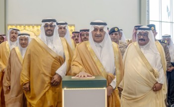 أمير تبوك يدشّن مهرجان المنتجات الزراعية 2026 بالمنطقة