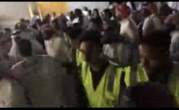 شاهد حماية شخصية للفنان “مزعل فرحان” خوفا عليه من تدافع المعجبين!