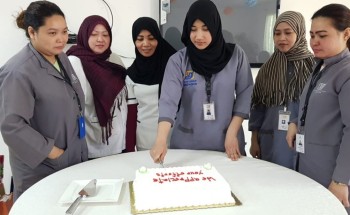 حماية الدمام تكرم عاملات شركة ايوان