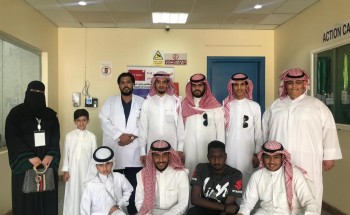 جمعية الثقافة والفنون ولجنة التنمية الاجتماعية الأهلية بين مرضى مستشفى عرعر المركزي