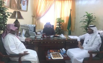 مدير فرع هيئة حقوق الإنسان يستقبل رئيس نادي الجوف