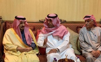 الأمير فيصل بن بندر يقدم العزاء والمواساة لرئيس الهيئة العامة للإحصاء في وفاة والده – رحمه الله