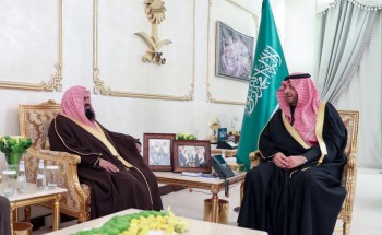أمير منطقة الحدود الشمالية يستقبل عضو هيئة كبار العلماء الدكتور البصيلي