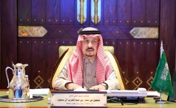 سمو أمير منطقة الرياض بحضور سمو نائبه يرأس جلسة مجلس المنطقة