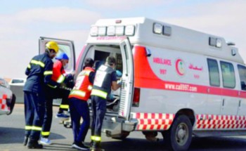 الهلال الأحمر السعودي ينقل ويعالج ثمان اصابات في حادث سير بالرياض