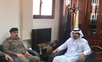محافظ ضرية يستقبل مدير شرطة القصيم