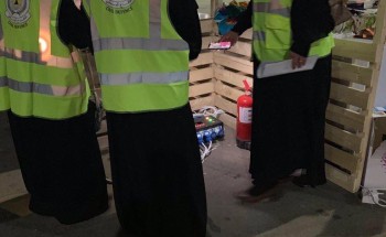 الفتاة الشمالية تبدع في العمل التطوعي بمهرجان عيدكم شمالي وتساهم في زيادة الوعي في الأمن والسلامة