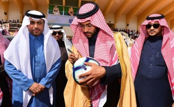 الأمير فيصل بن فهد يدشن دوري مدارس حائل لكرة القدم( صور )