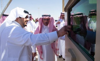 الأمير محمد بن عبدالرحمن يزور مركز مباحث محافظة الزلفي الذي تعرض لهجوم إرهابي