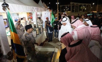 حرس الحدود بمنطقة المدينة المنورة يشارك في مهرجان الديوانية بالهيئة الملكية بينبع