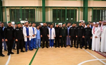 رئيس الحرس الملكي يدشن حملة للتبرع بالدم والتثقيف الصحي والتأمين الطبي