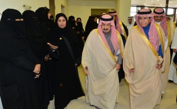أمير الرياض يتفقد مبنى الفرع النسائي الجديد لمعهد الإدارة العامة