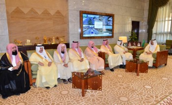 سمو أمير منطقة الرياض يستقبل المسؤولين المهنئين بالعيد الفطر المبارك