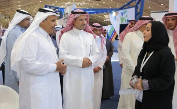 مسوؤلون حكوميون يزورون المعرض المصاحب لملتقى لقاءات الرياض 2019