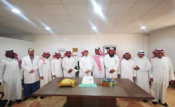 وحدة الخدمات المساندة في البكيرية تقيم حفل معايدة لمنسوبيها