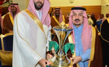 أمير منطقة الرياض يرعى الحفل السنوي لسباق الخيل على كأسي خادم الحرمين الشريفين فئة (1)