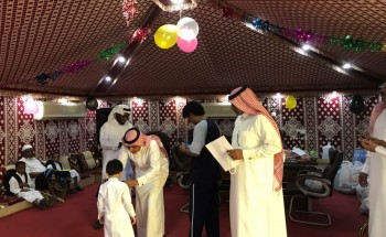 بالصور.. استقبال حافل لطلاب الصف الأول بمدرسة الزبير بن العوام الإبتدائية ببيش