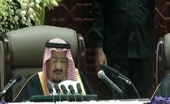 بالفيديو .. الملك سلمان : “هذه البلاد لن تحيد عن تطبيق شرع الله ولن تأخذها في الحق لومة لائم”