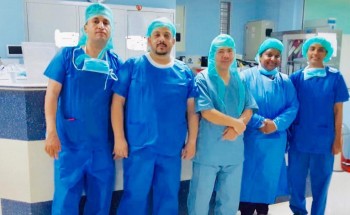 إنقاذ حياة مصاب بنزيف داخلي وتهتك بالحجاب الحاجز