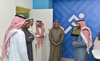 مدير جامعة تبوك يزور جامعة المجمعة