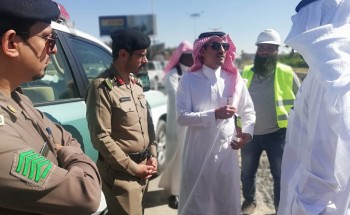 « بن مشيط يقف على مشروع توسعة كبري الخطوط السعودية ويوجه بسرعة إنجازه»