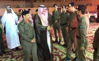 أمير محافظة حفر الباطن يزور الإدارة العامة للدفاع المدني بالمحافظة