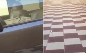 بالفيديو: مواطن كاد أن يقع في كارثة محققة أثناء ركوبه سيارته .. وهذا ما اكتشفه خلف مركبته!